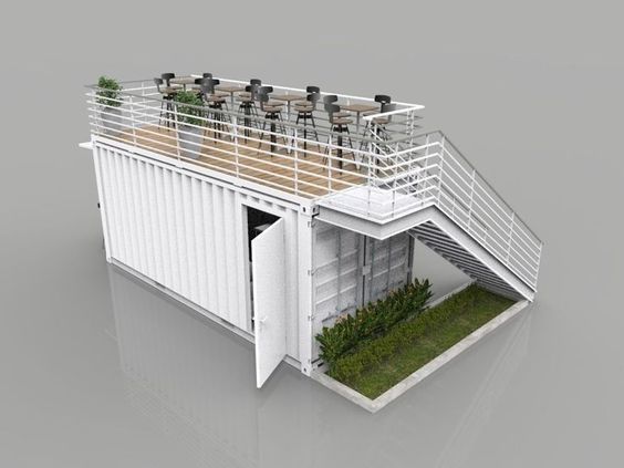 Quán Cà Phê Container 2 Tầng – Phong Cách Hiện Đại, Tối Giản - Ảnh 3