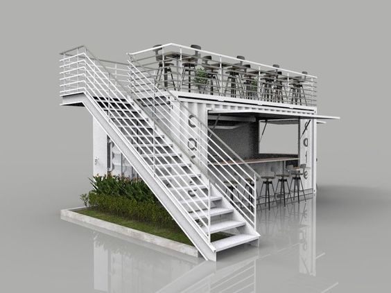 Quán Cà Phê Container 2 Tầng – Phong Cách Hiện Đại, Tối Giản - Ảnh 4